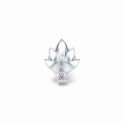 Autumn Silver Watch Pin - White Gold - Image 2