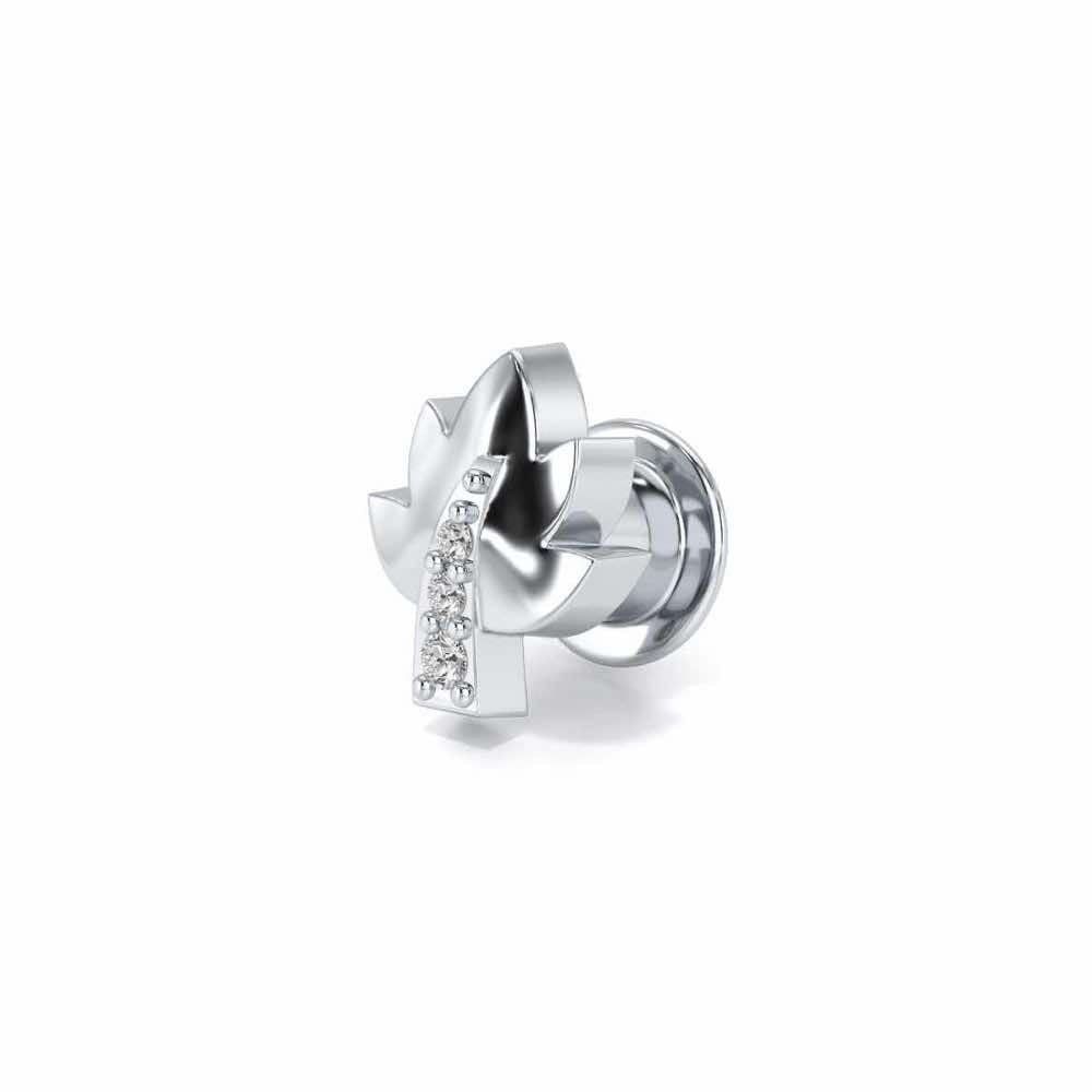 Autumn Silver Watch Pin - White Gold - Image 3