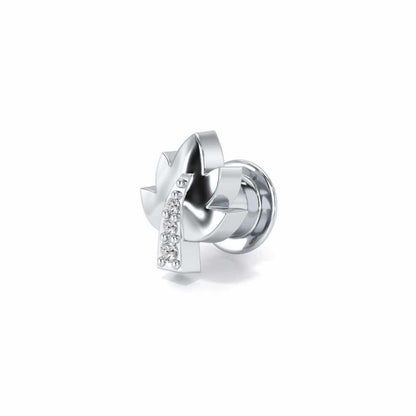 Autumn Silver Watch Pin - White Gold - Image 3