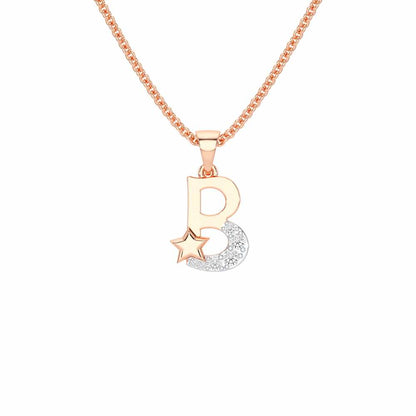B-Glint Silver Pendant - Rose Gold - Image 1