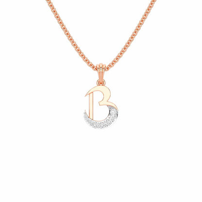 B-Luke Silver Pendant - Rose Gold - Image 1