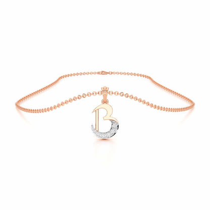 B-Luke Silver Pendant - Rose Gold - Image 3