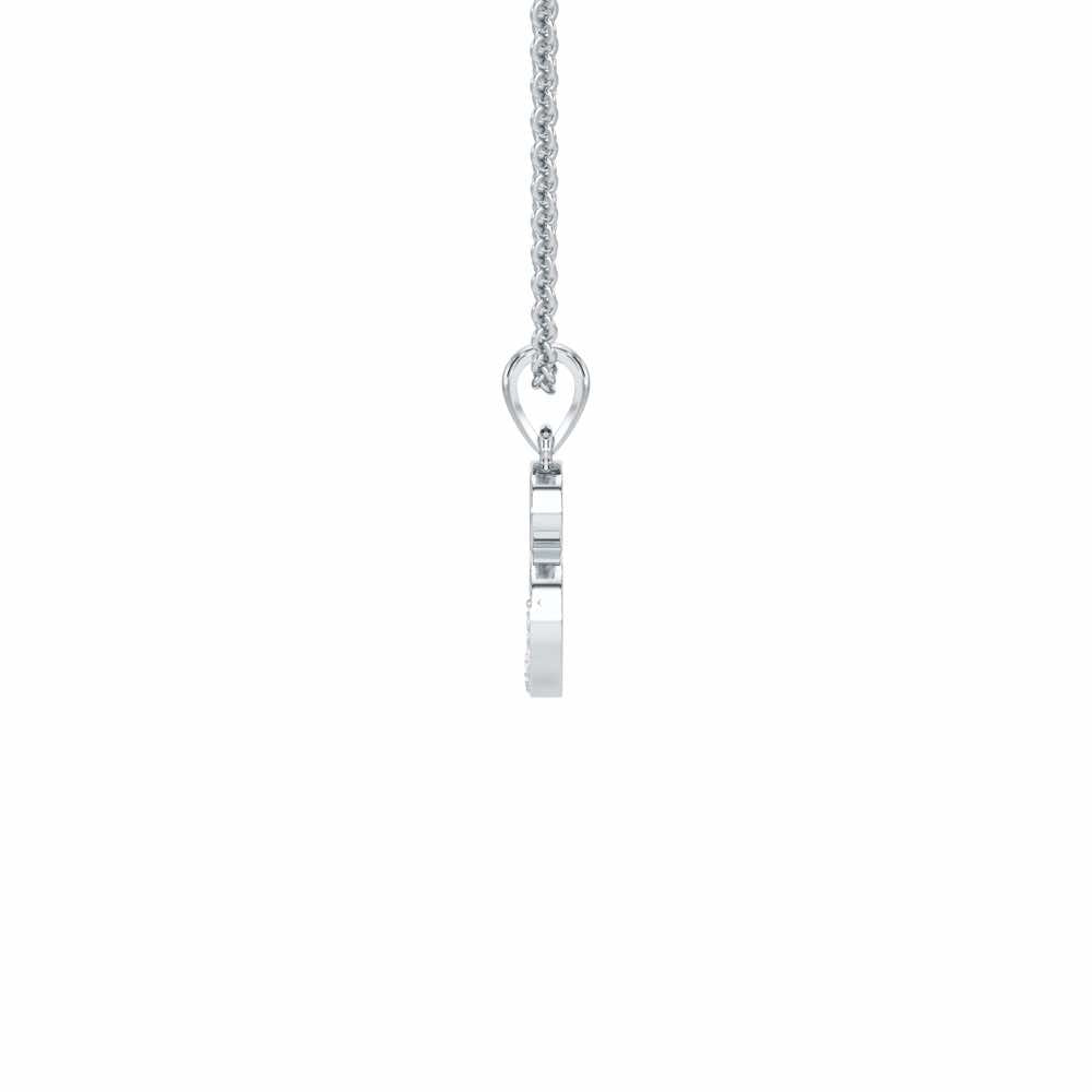 B-Luke Silver Pendant - White Gold - Image 4
