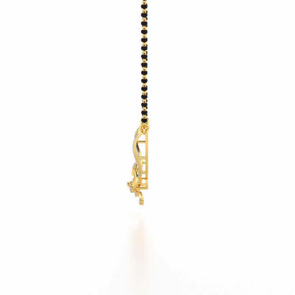 Badal Silver Mangasutra - Yellow Gold - Image 4