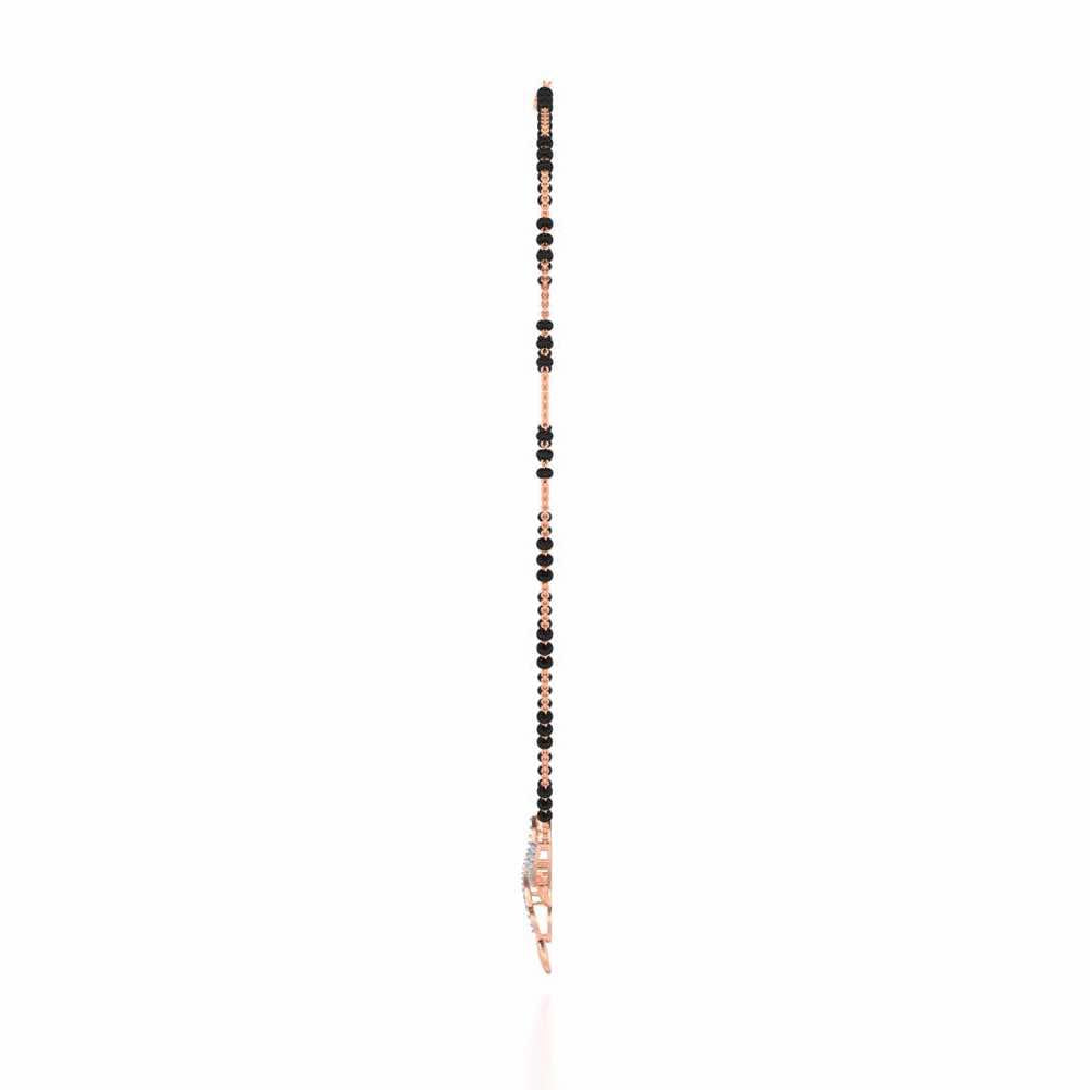 Bahaar Silver Mangalsutra - Rose Gold - Image 4