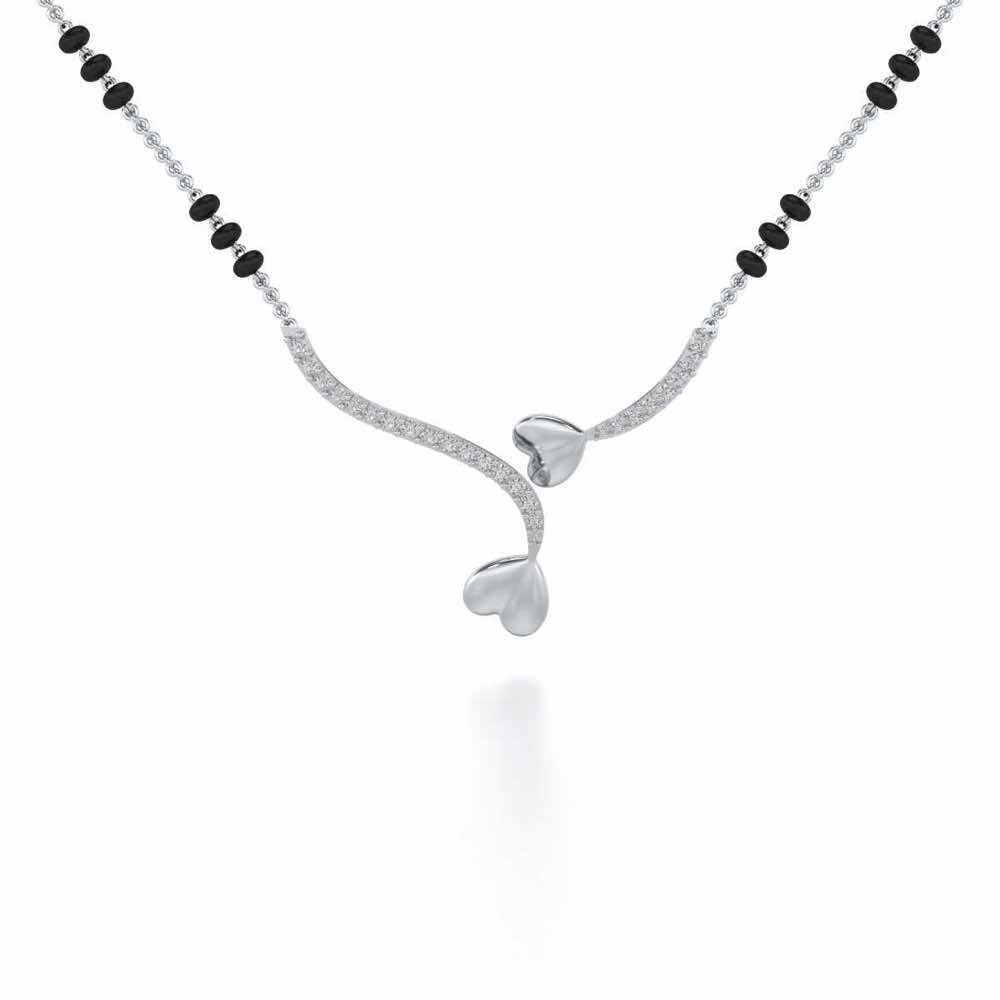 Bahaar Silver Mangalsutra - White Gold - Image 1