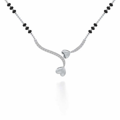 Bahaar Silver Mangalsutra - White Gold - Image 1
