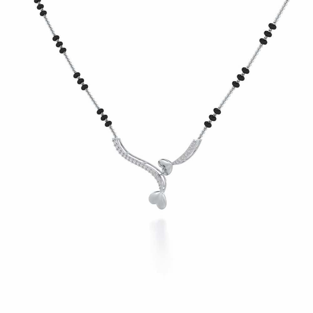 Bahaar Silver Mangalsutra - White Gold - Image 2