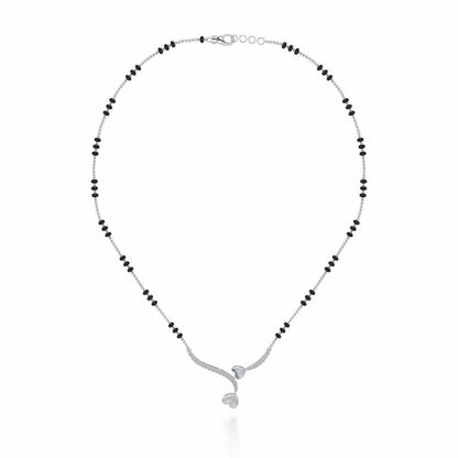 Bahaar Silver Mangalsutra - White Gold - Image 3