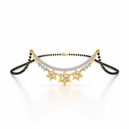 Bala Silver Mangalsutra - Yellow Gold - Image 1