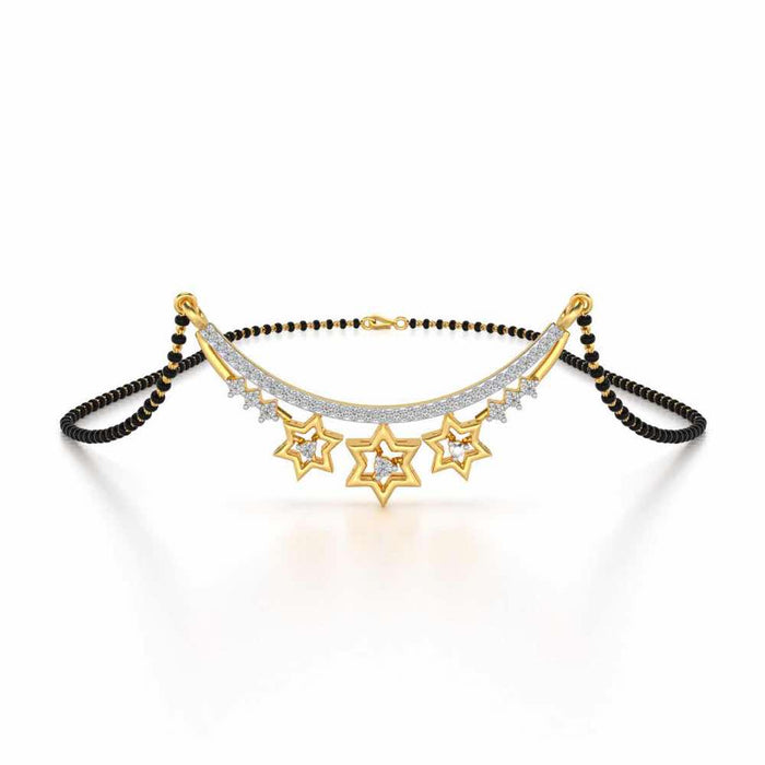 Bala Silver Mangalsutra - Yellow Gold - Image 1