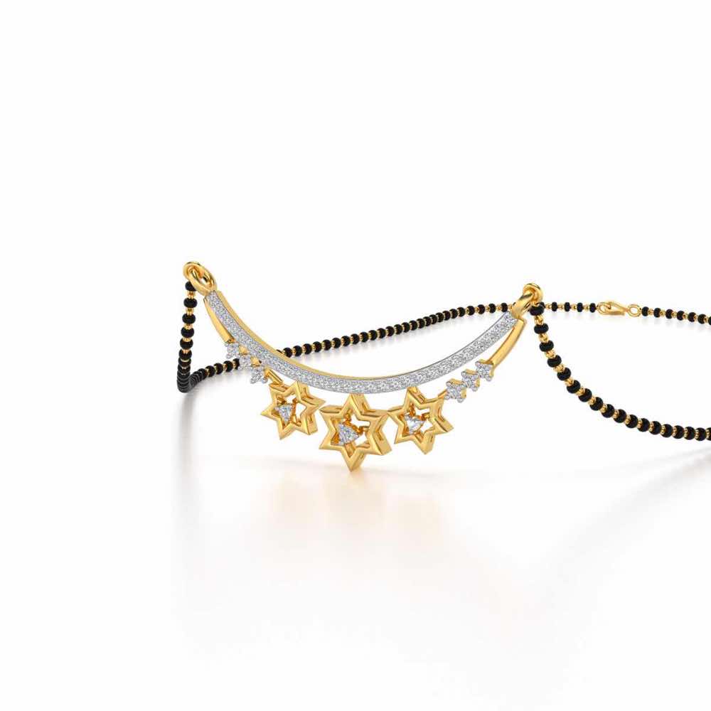 Bala Silver Mangalsutra - Yellow Gold - Image 2