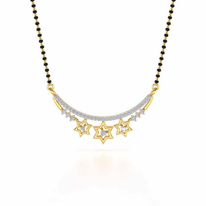 Bala Silver Mangalsutra - Yellow Gold - Image 3