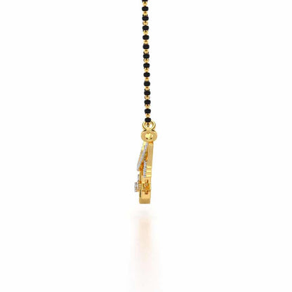 Bala Silver Mangalsutra - Yellow Gold - Image 4
