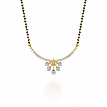 Ballari Silver Mangalsutra - Yellow Gold - Image 3