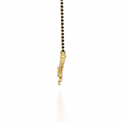 Ballari Silver Mangalsutra - Yellow Gold - Image 4