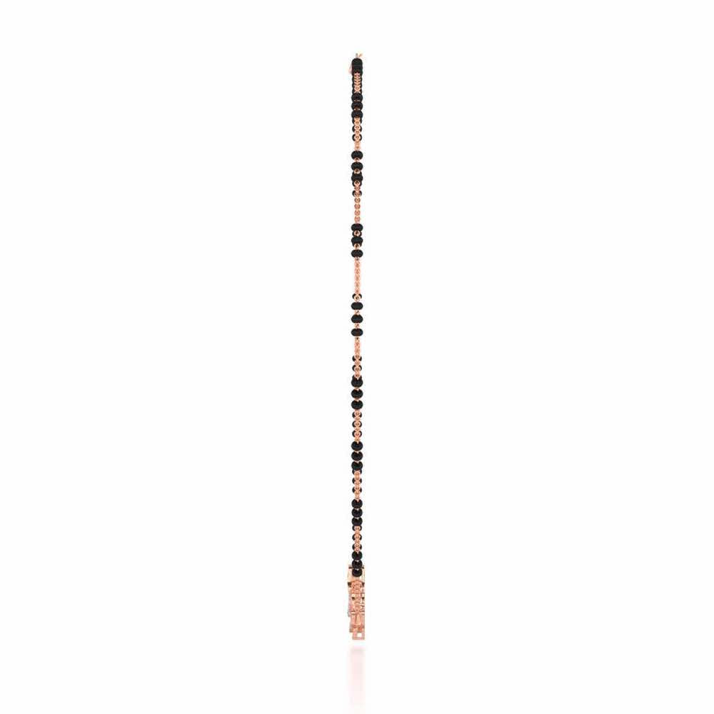 Bandhan Silver Mangalsutra - Rose Gold - Image 4