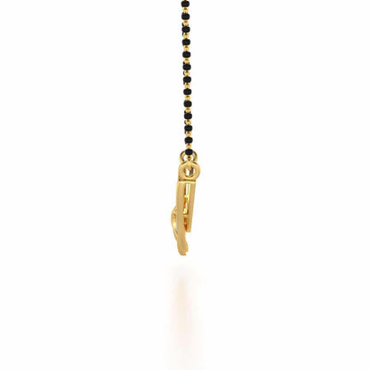 Barshisa Silver Mangalsutra - Yellow Gold - Image 4