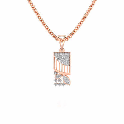 Baruna Silver Pendant - Rose Gold - Image 1