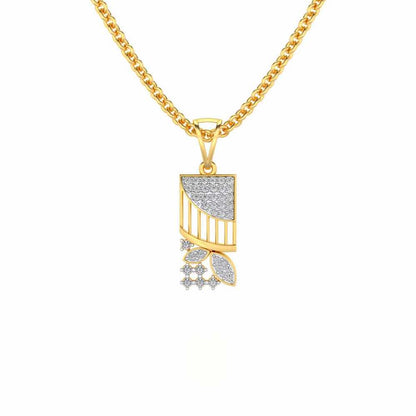 Baruna Silver Pendant - Yellow Gold - Image 1