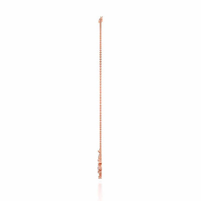 Beacon desire Silver Necklace - Rose Gold - Image 4