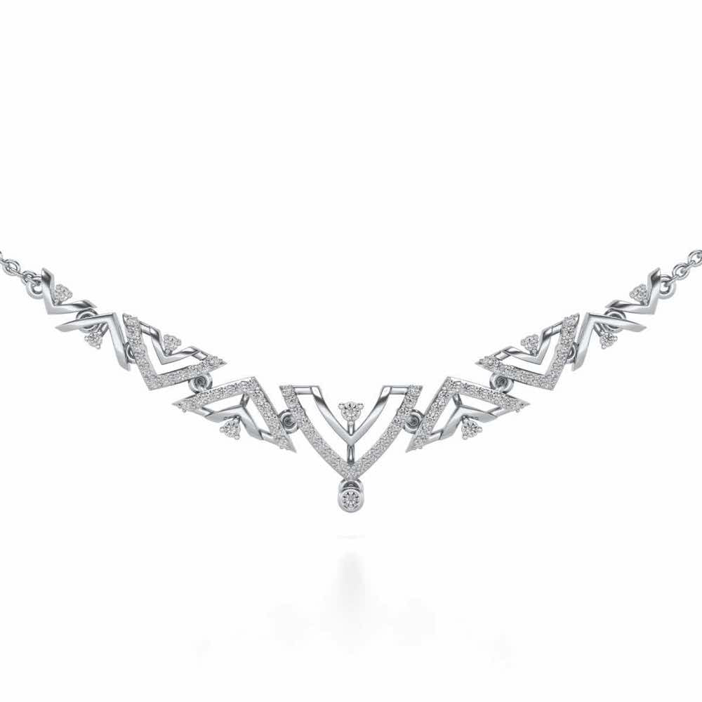 Beacon desire Silver Necklace - White Gold - Image 1