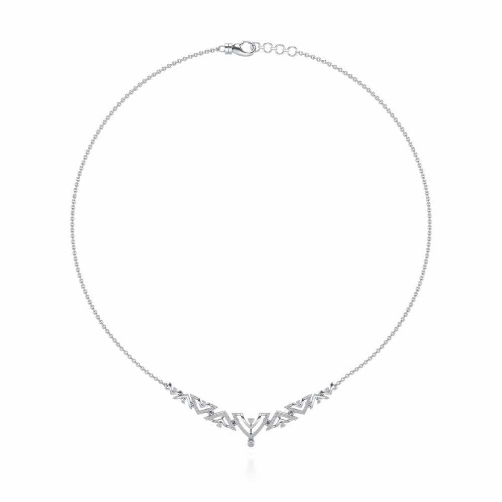 Beacon desire Silver Necklace - White Gold - Image 3