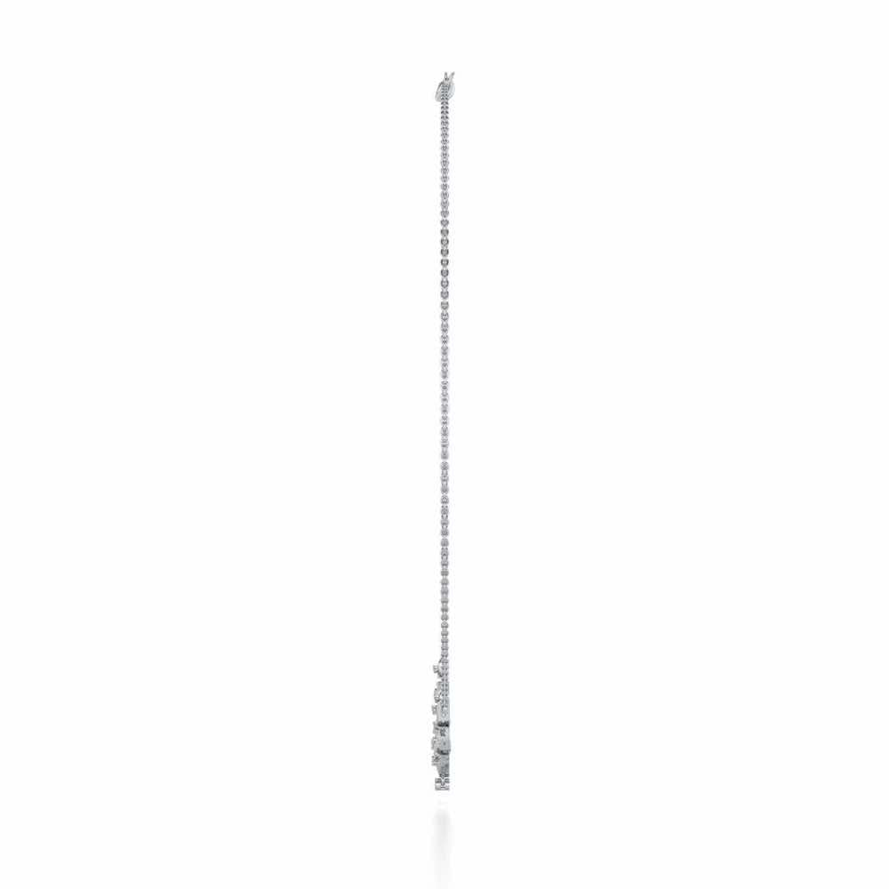 Beacon desire Silver Necklace - White Gold - Image 4