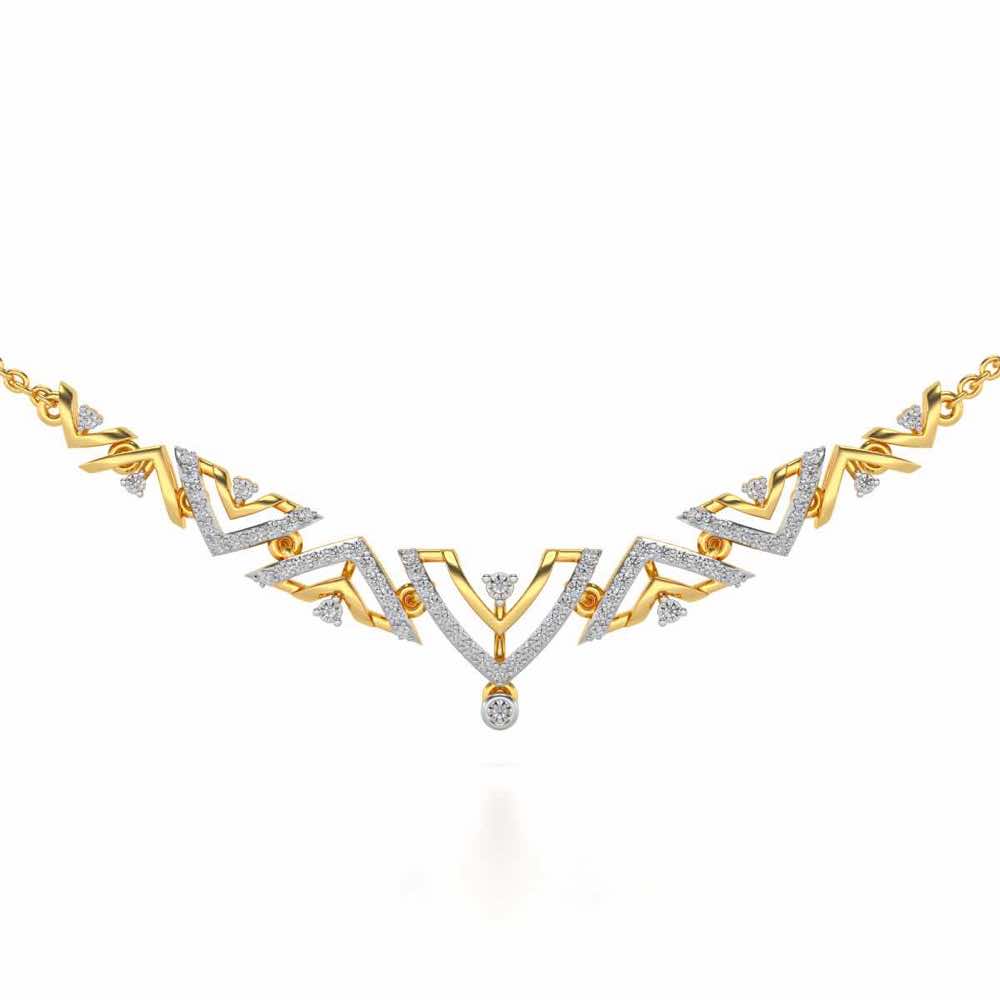 Beacon desire Silver Necklace - Yellow Gold - Image 1
