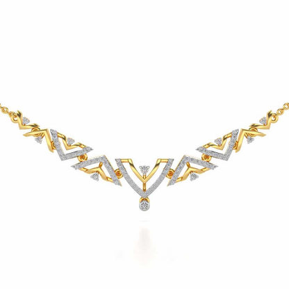Beacon desire Silver Necklace - Yellow Gold - Image 1