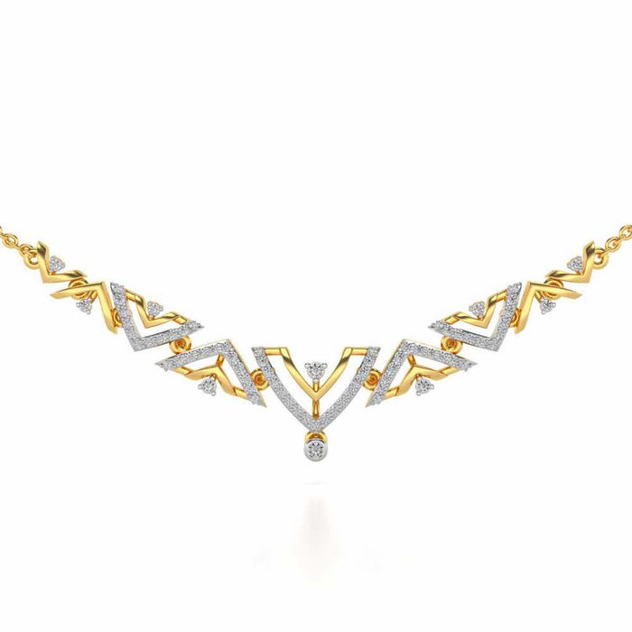 Beacon desire Silver Necklace - Yellow Gold - Image 1