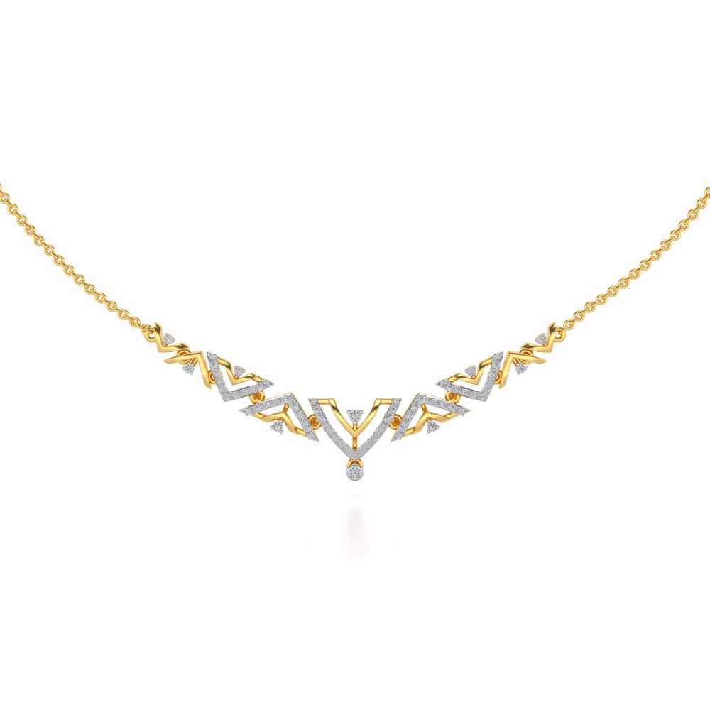 Beacon desire Silver Necklace - Yellow Gold - Image 2
