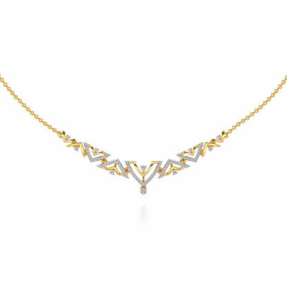Beacon desire Silver Necklace - Yellow Gold - Image 2