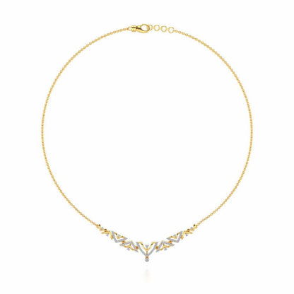 Beacon desire Silver Necklace - Yellow Gold - Image 3