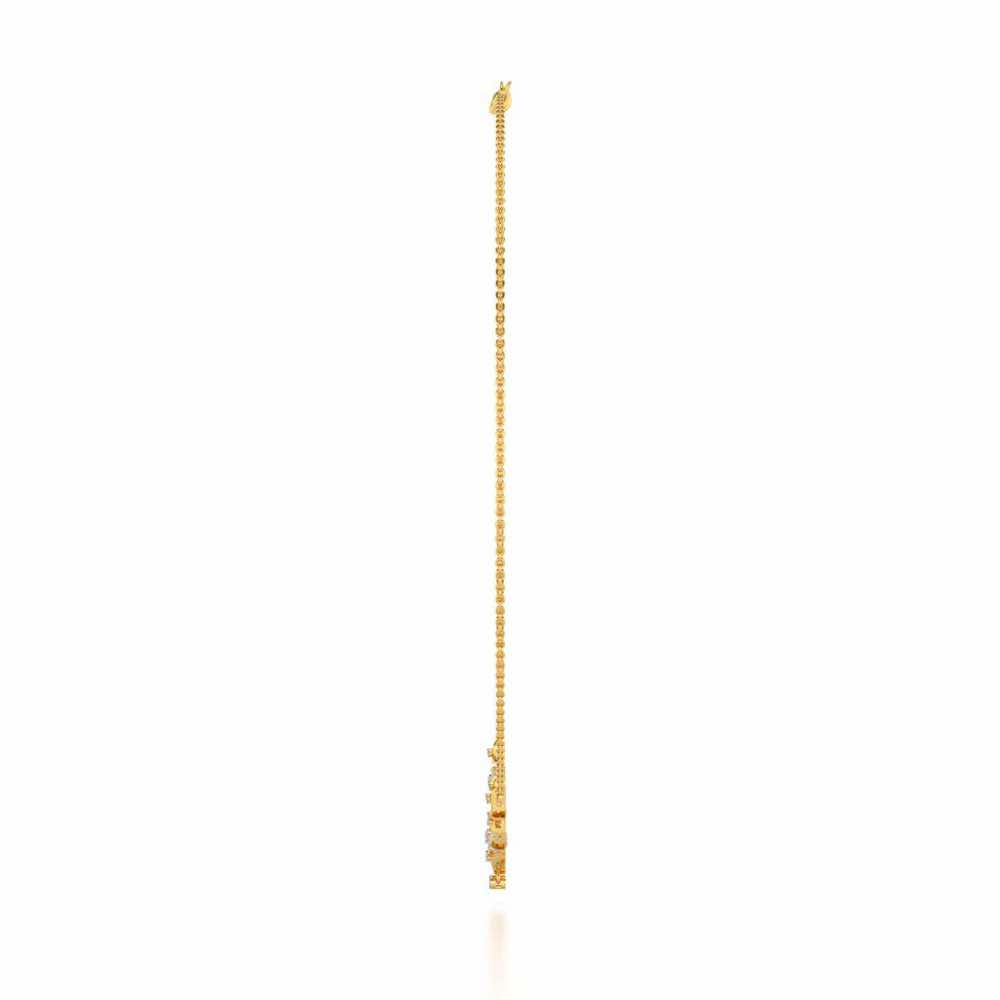 Beacon desire Silver Necklace - Yellow Gold - Image 4