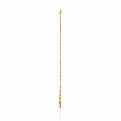 Beacon desire Silver Necklace - Yellow Gold - Image 4