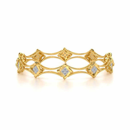 Beam Silver Bangles - Yellow Gold - Image 5