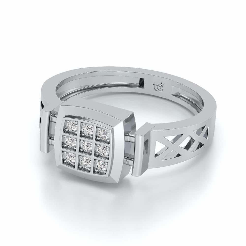 Beguiled Ring For Men - White Gold - Image 2
