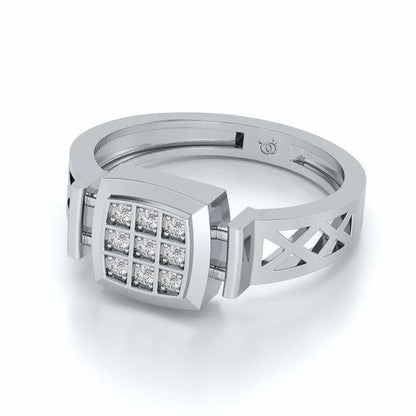 Beguiled Ring For Men - White Gold - Image 2