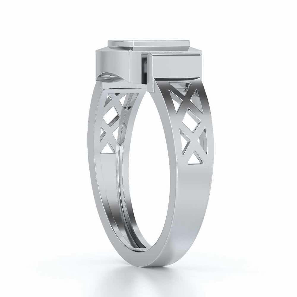 Beguiled Ring For Men - White Gold - Image 3