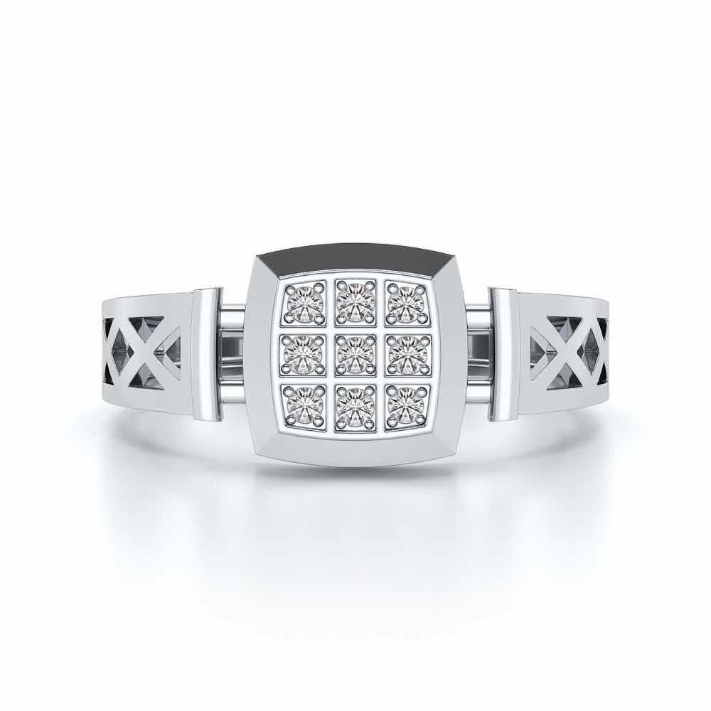 Beguiled Ring For Men - White Gold - Image 4