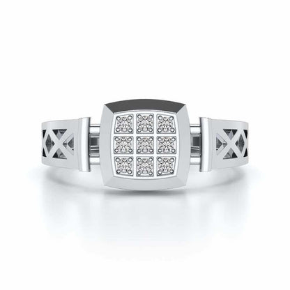 Beguiled Ring For Men - White Gold - Image 4