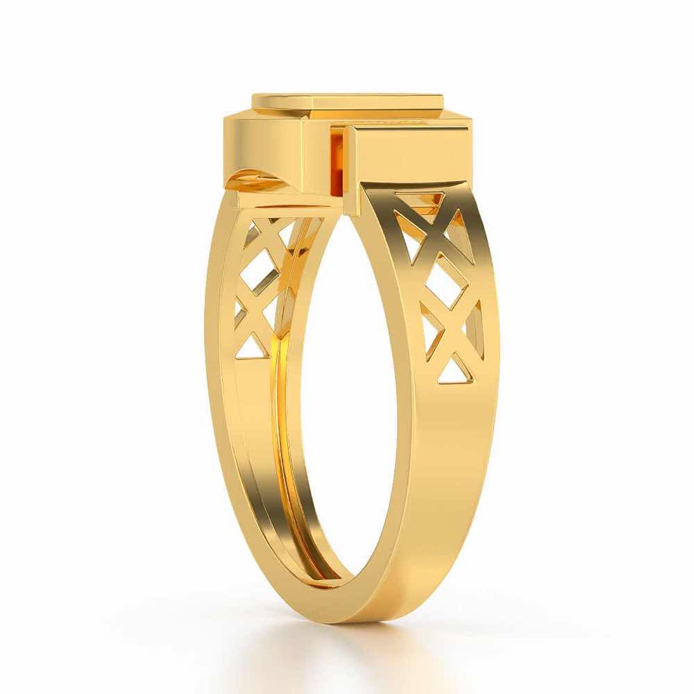 Beguiled Ring For Men - Yellow Gold - Image 3