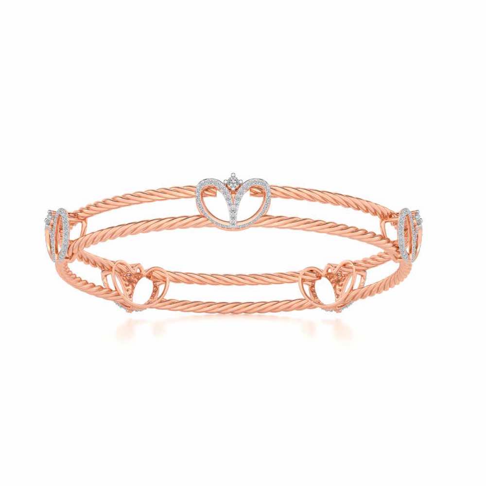 Being Silver Bangles - Rose Gold - Image 4
