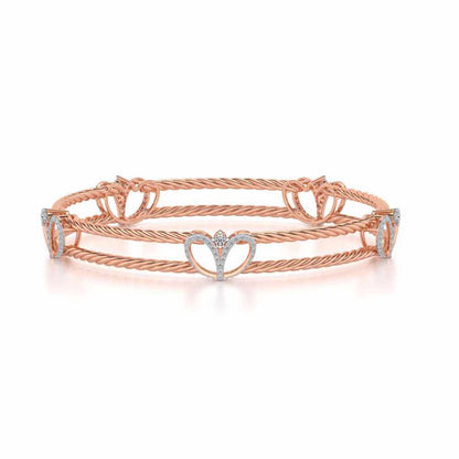 Being Silver Bangles - Rose Gold - Image 5