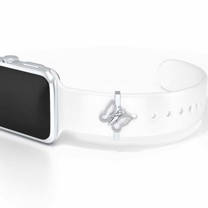Bella Fly Silver Watch Band - White Gold - Image 1