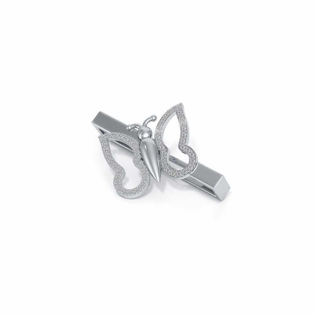 Bella Fly Silver Watch Band - White Gold - Image 3