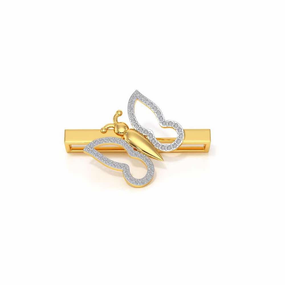 Bella Fly Silver Watch Band - Yellow Gold - Image 2