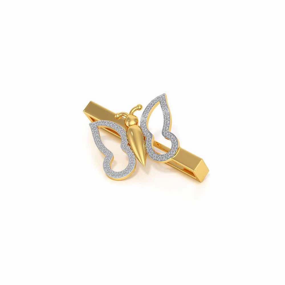 Bella Fly Silver Watch Band - Yellow Gold - Image 3