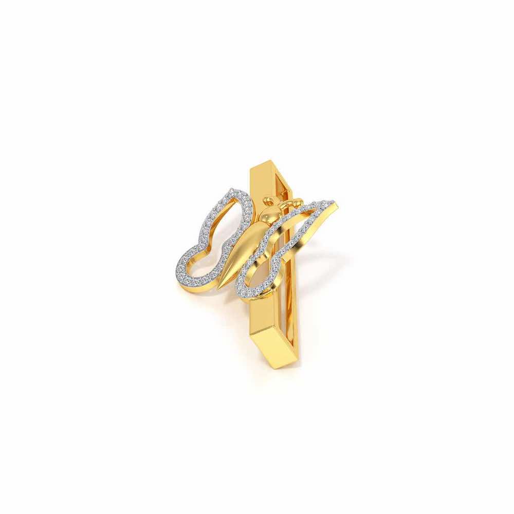 Bella Fly Silver Watch Band - Yellow Gold - Image 4